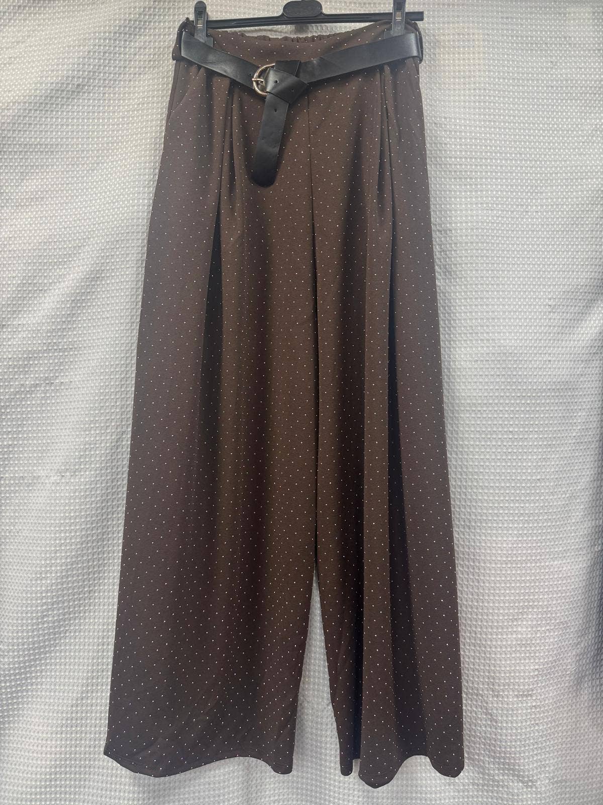 Kurt Muller – wholesale Pants – Women's – Diamante Stud Wide Leg Trousers8