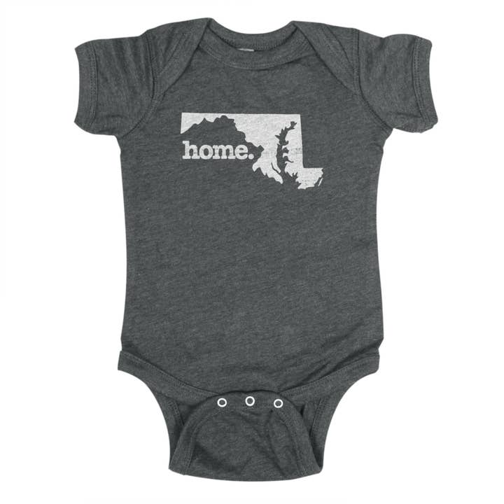 home. Baby Bodysuit - Maryland for wholesale by Home State Apparel