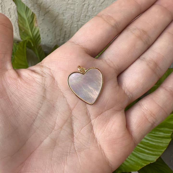 E ACCESORIES JEWERLY - Wholesale Individual Charm/Pendant - Heart Nacar Charm