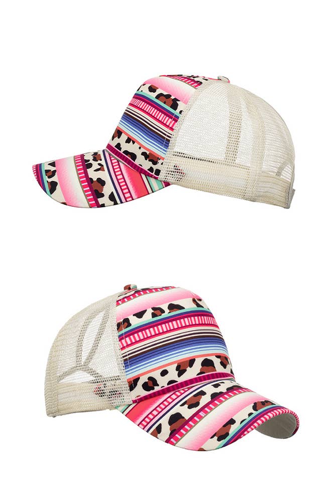 UNISHE - Wholesale Trucker Hat - Women's - Aztec Western Baseball Cap MOQ 3pcs ZMM0102