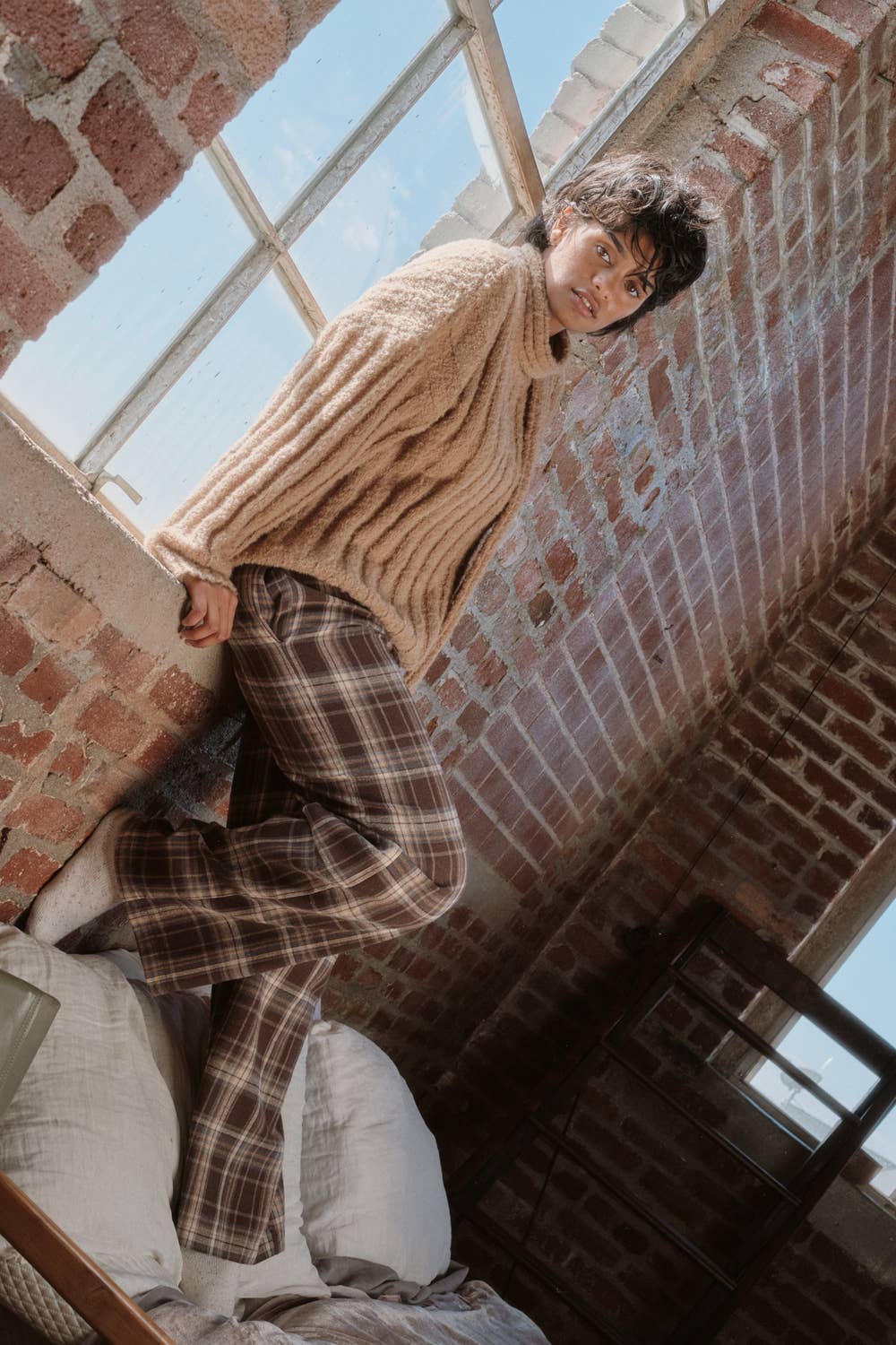 Promesa USA - Wholesale Pants - Women's - Plaid Flannel Wide-Leg Drawstring Pants10