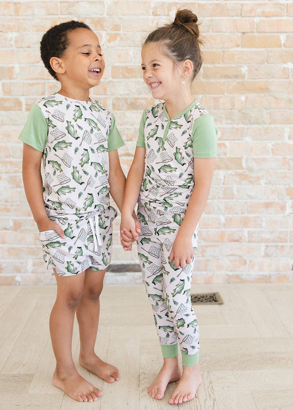 Charlie Lou Baby - Wholesale Top & Short Set - Kids - Bamboo Shortie Set | Gone Fishin'3