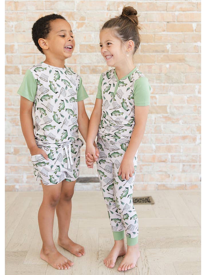 Charlie Lou Baby - Wholesale Top & Short Set - Kids - Bamboo Shortie Set | Gone Fishin'3