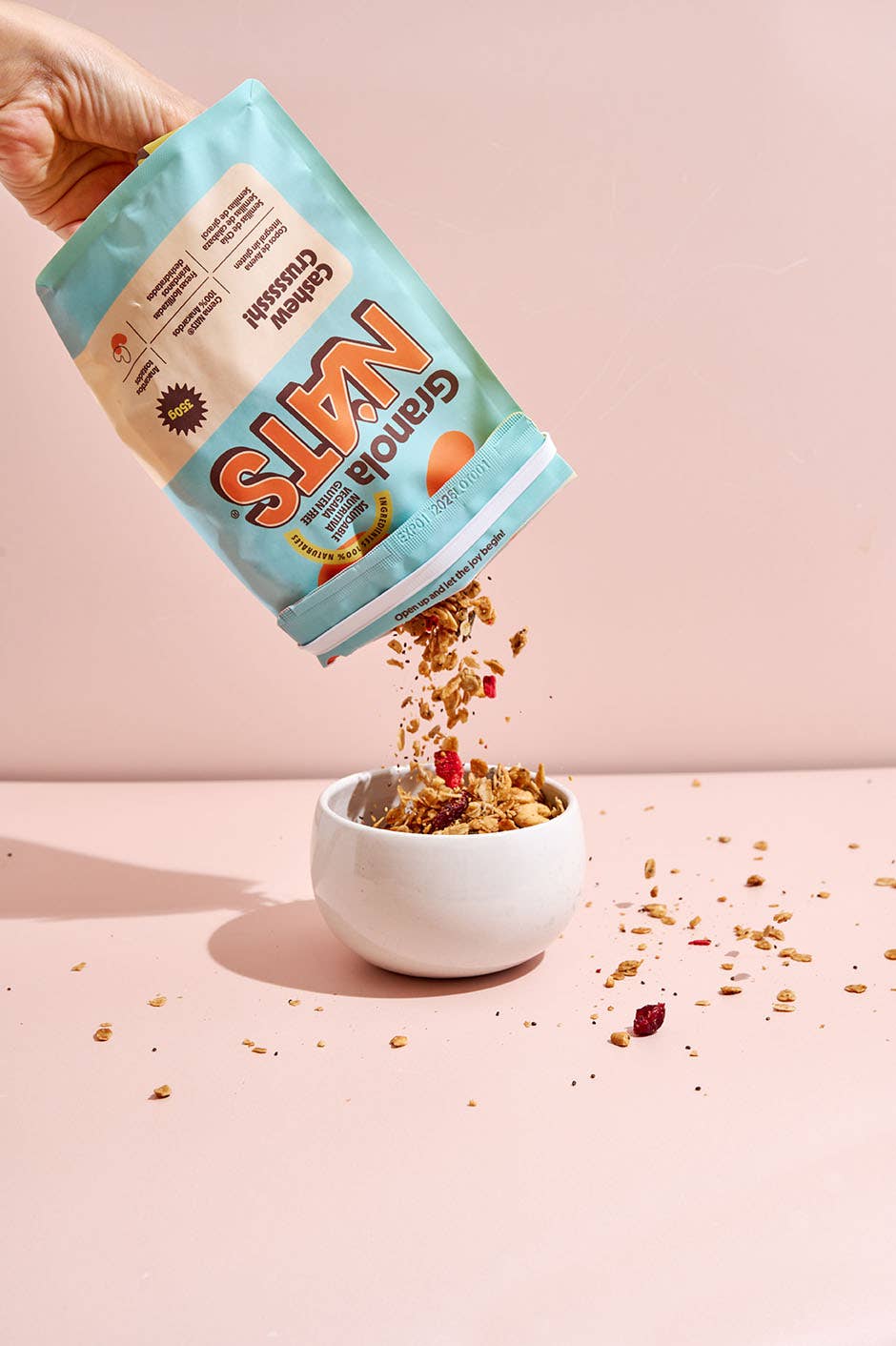 NATS - Wholesale Granola - Granola sin gluten de Anacardos , semillas y frutos rojos1