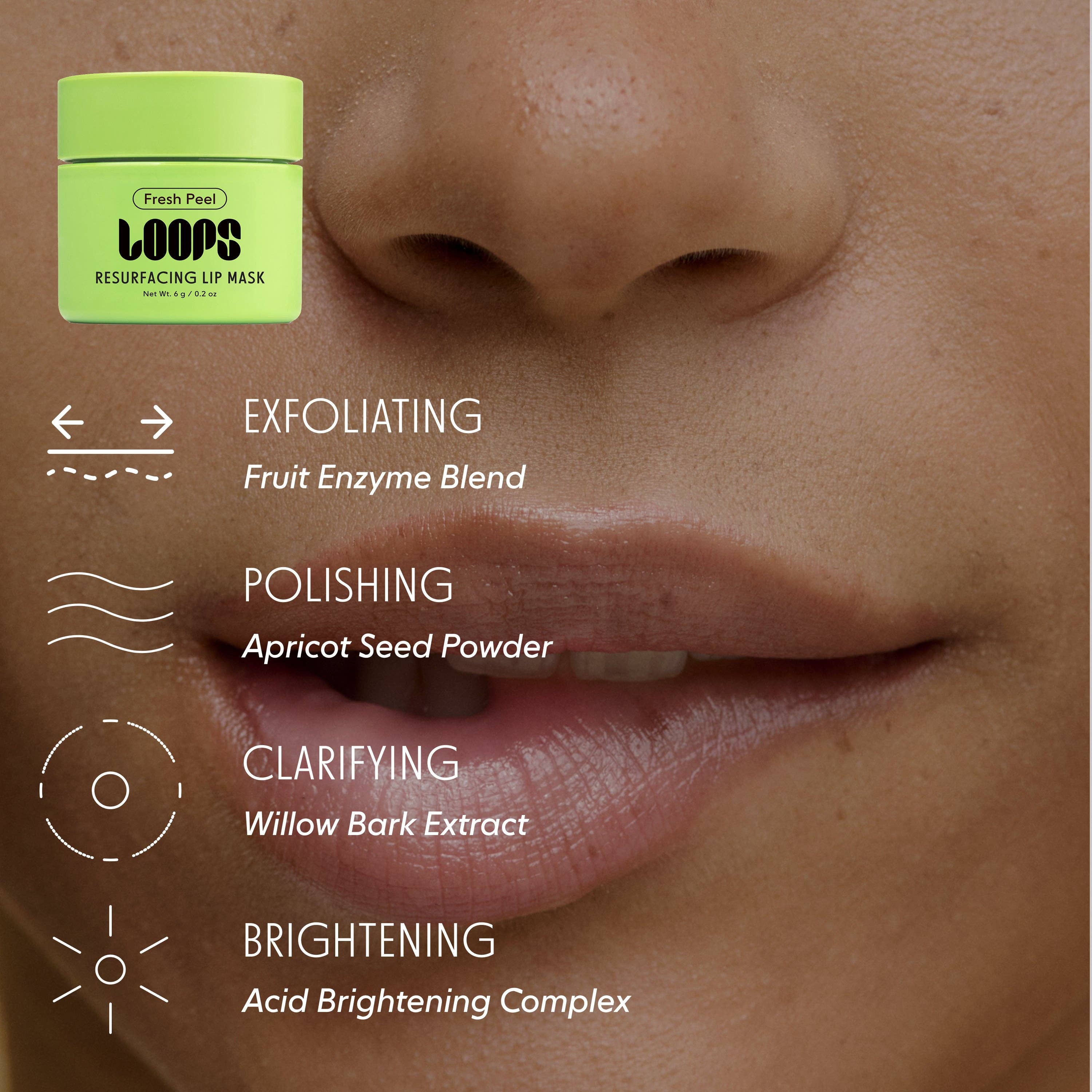 LOOPS - Vendita all'ingrosso Maschera/trattamento labbra - Maschera Labbra Mini Fresh Peel5
