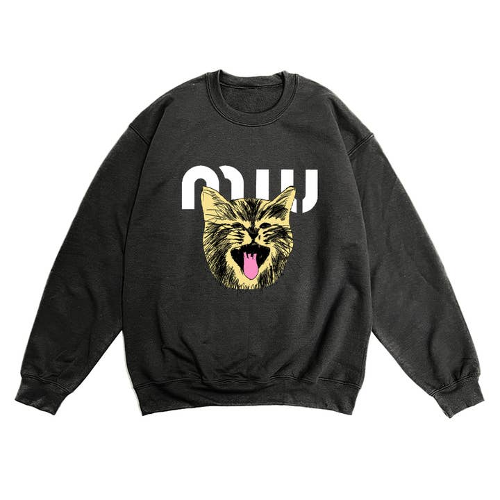 MIU Cat Sweatshirt for wholesale by Black Score