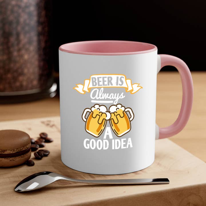 crazy for mugs – wholesale Kaffekoppar – öl är alltid en bra idé 108#- Öl-mugg/kaffekopp