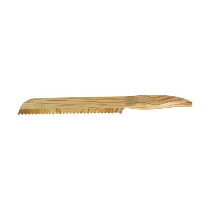Olivewood Bread Knife for wholesale by Peterson Housewares & Artwares
