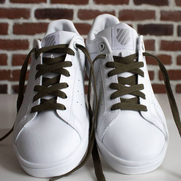 furiouslaces - Wholesale Shoelaces – Unisex - Khaki Flat Shoelaces0