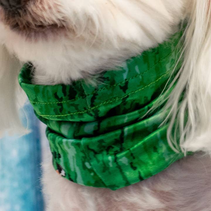 Grøn Bark Pup Scruff for engroshandel hos Pup Scruffs