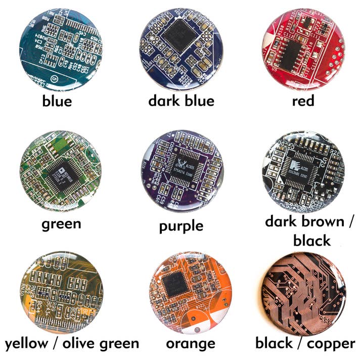 Pavlysh s.r.o. - Wholesale Pendant/Charm Necklace - Circuit board necklace, small rectangle11