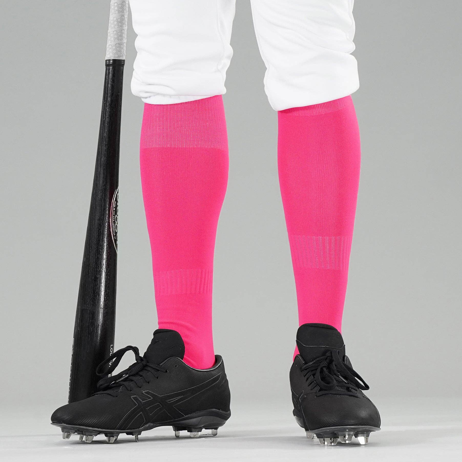 Wholesale Hue Pink Baseball Baseball KneeHigh Socks for your store Faire