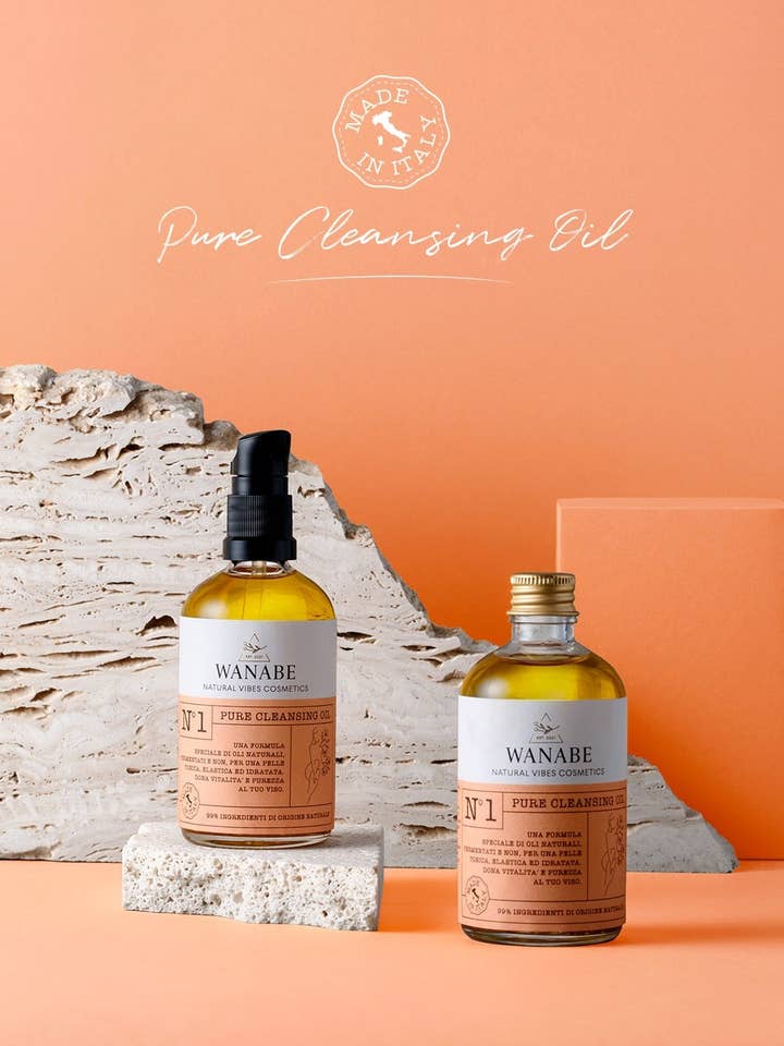 Pure reinigingsolie voor wholesale door Wanabe | Natural Vibes Cosmetics