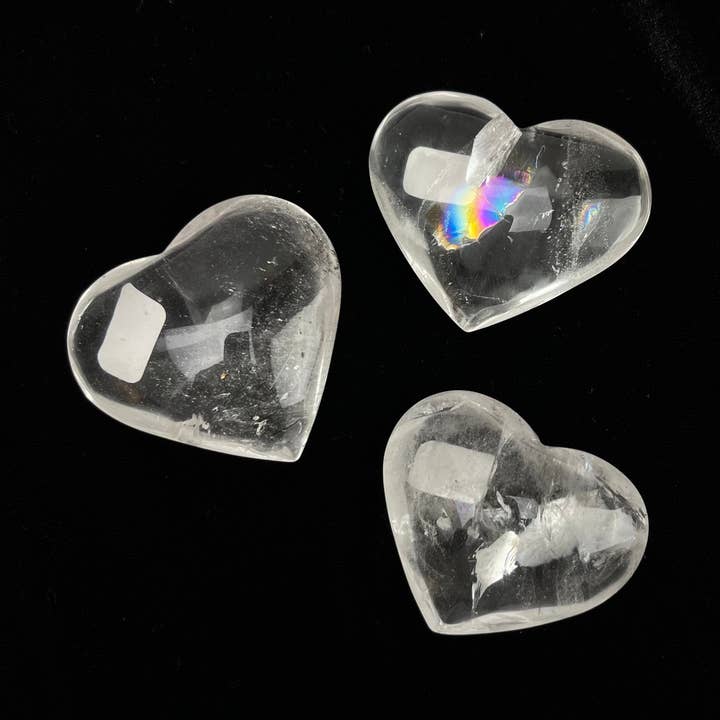 Quartz transparent | Coeur | 50-55 mm | Brésil pour la vente par Pelham Grayson Rose