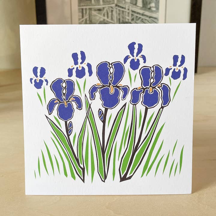 Tarjeta Iris para venta al por mayor de Susan Stone Design