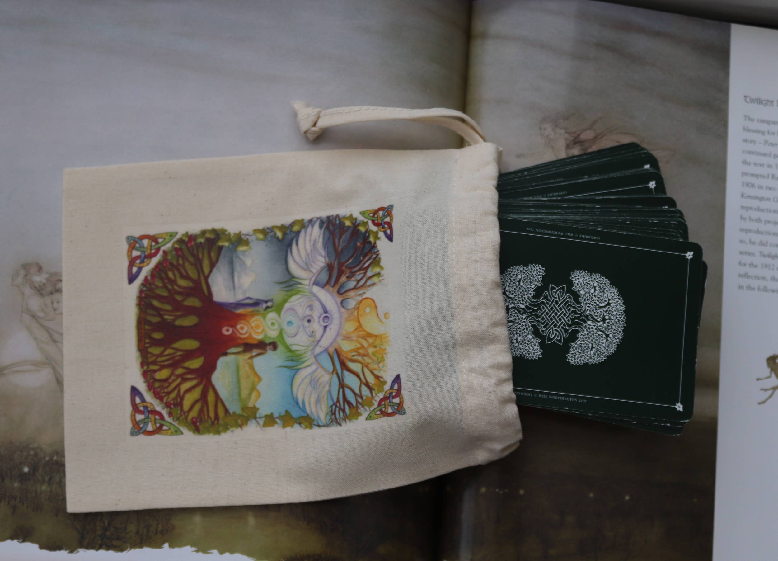 FreeRangeFaeries - Wholesale Pouch - Women's - World Tree Tarot Pouch4