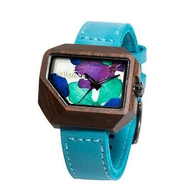 Juno Turquoise Pui Bali Flowers U relógio por atacado de Mistura Timepieces