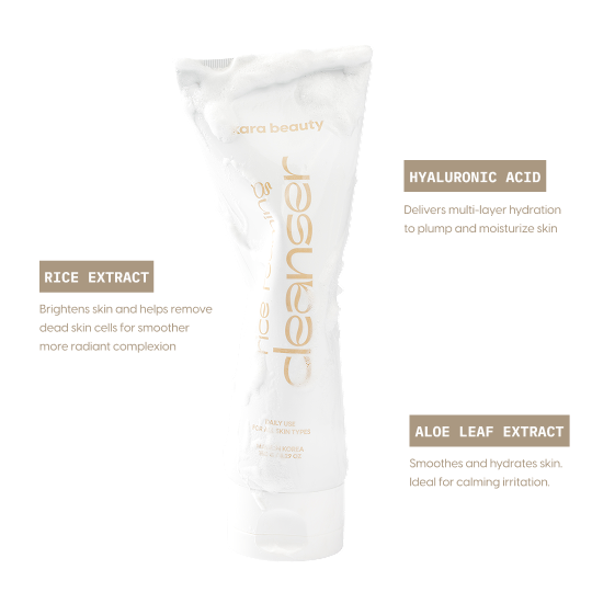 Kara Beauty - Vente Nettoyants pour le visage - Nettoyant Moussant au Riz1