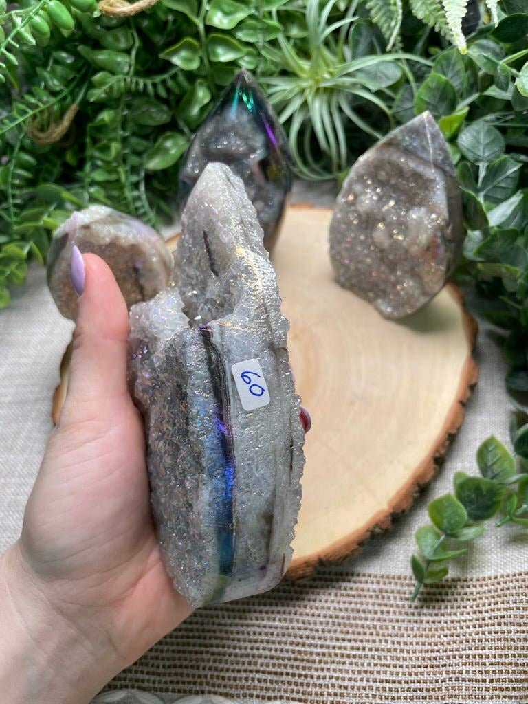 Copper Ashes - Wholesale Spiritual Stone/Crystal - Aura Plated Sphalerite Freeform5