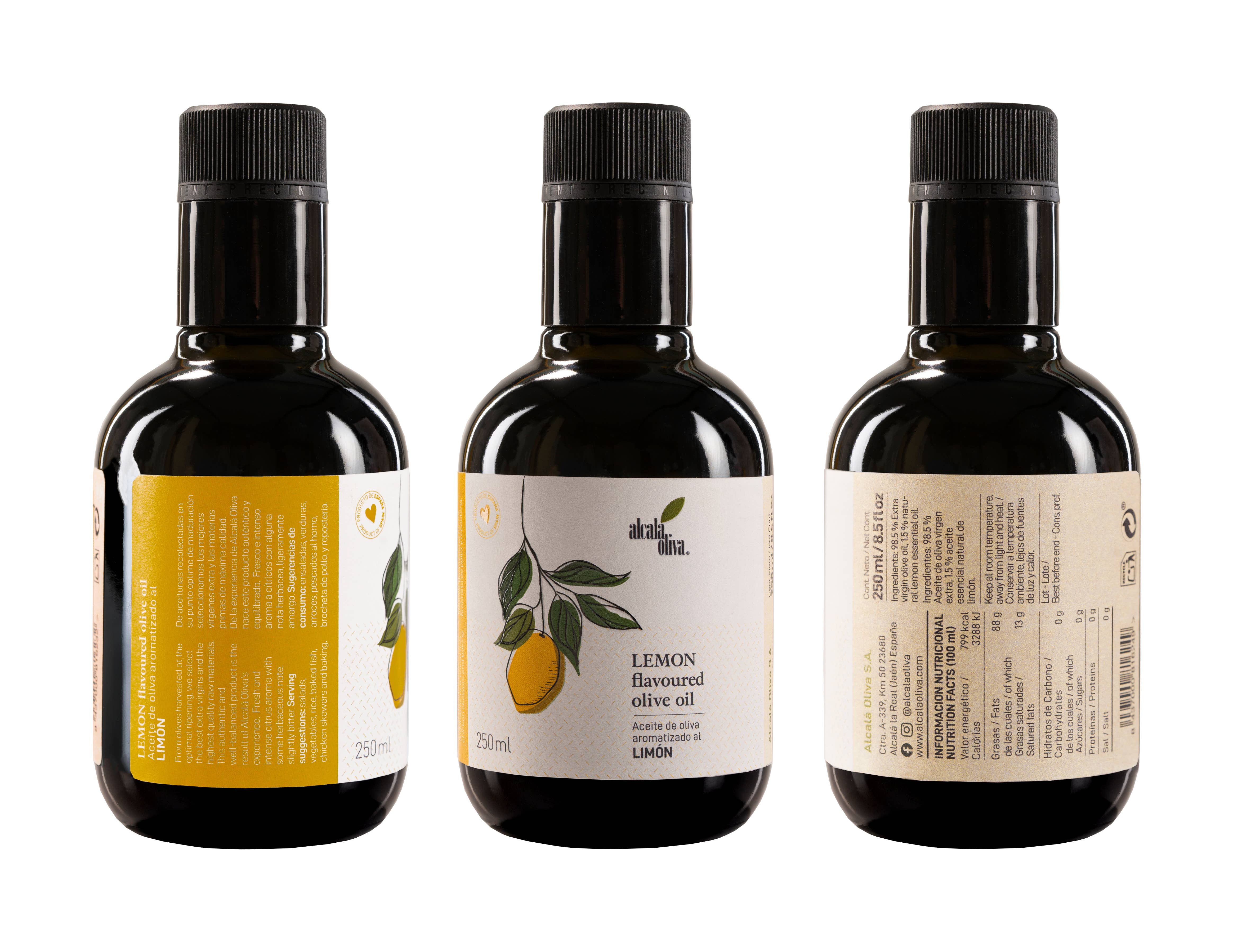 ALCALA OLIVA - Wholesale Olive Oil - Lemon flavoured Olive Oil (250ml)1