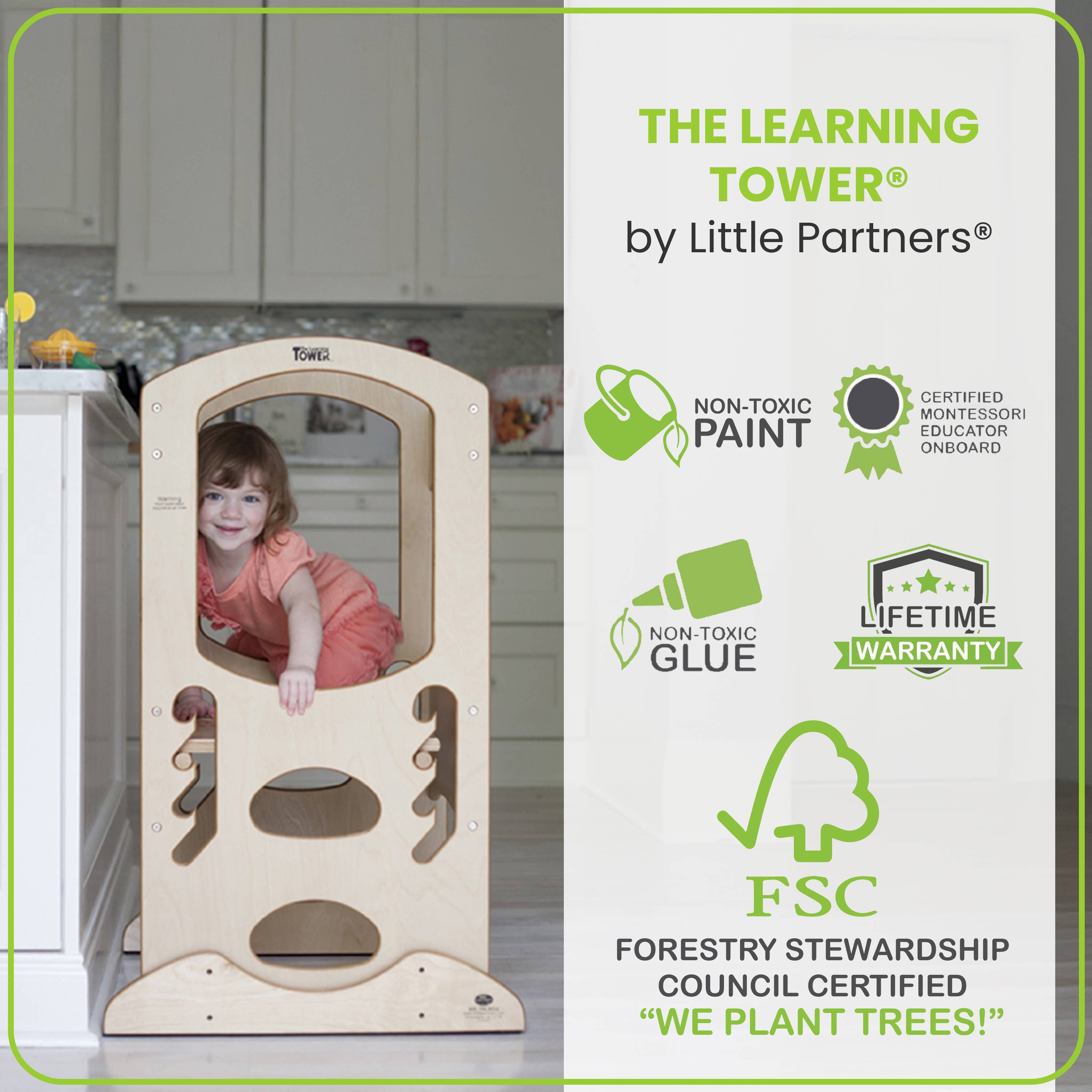 Little Partners - Vendita all'ingrosso Giocattolo in legno - Bambini - The Learning Tower® - Torre per Bambini Little Partners®10