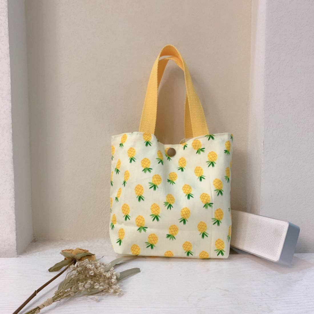 Funkyrel® Atzbranding Limited - Vente Tote bag – femme - Cosbai - Petit sac en toile mini à motif floral4