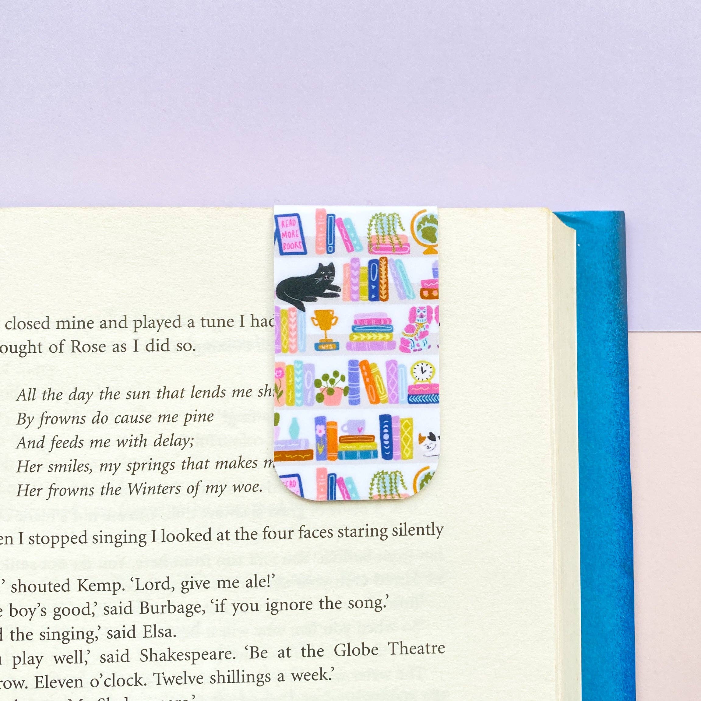 Sarah Frances – wholesale Bookmark – Bookshelf Magnetic Bookmark1