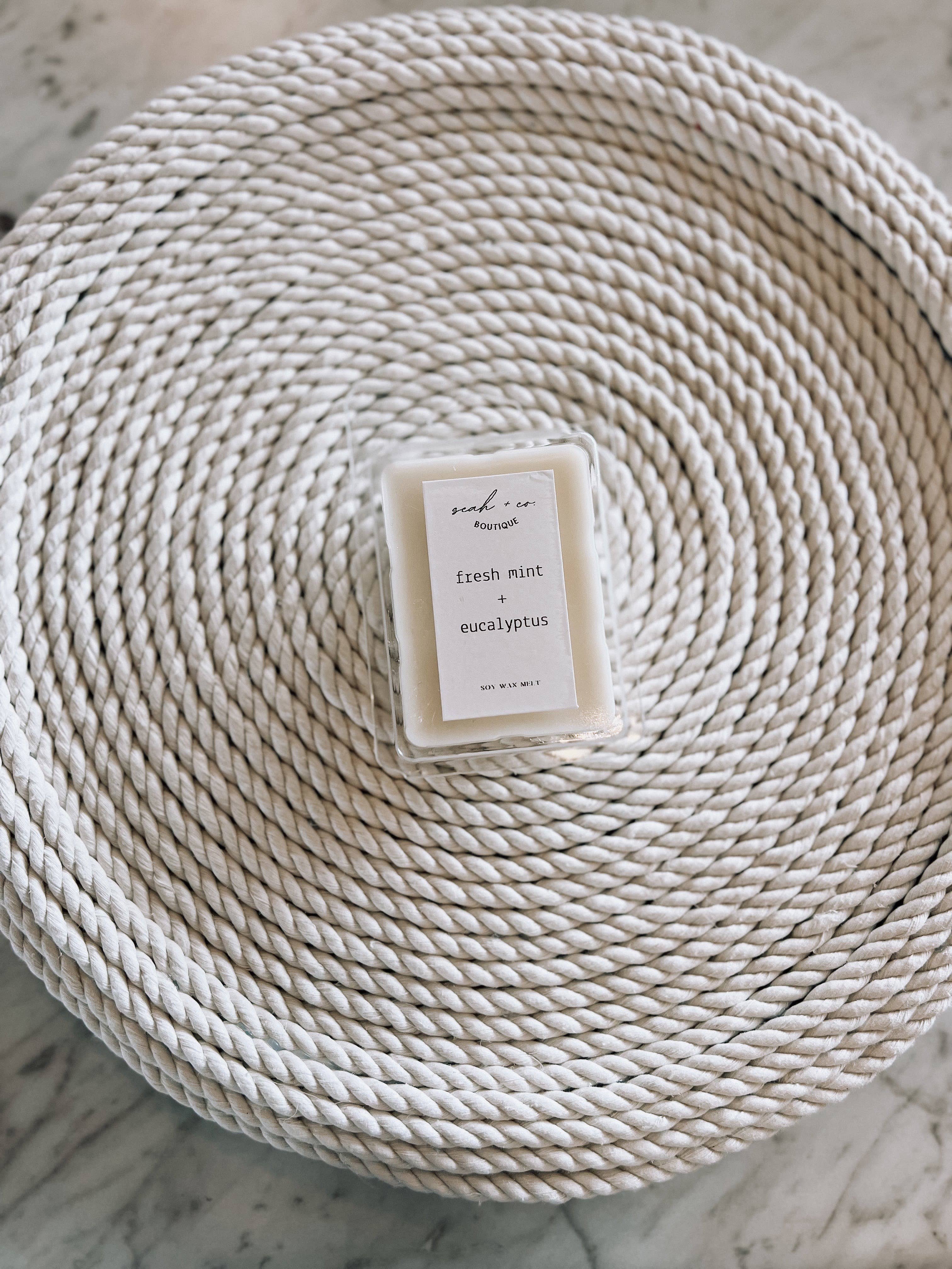 Scent Collection by SEAH + Co. Boutique - Wholesale Wax Melt - Fresh Mint + Eucalyptus Soy Wax Melt