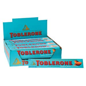 L&F Universal Goods – Großhandel Schokoriegel – Toblerone Milchschokolade Knusprige Gesalzene Mandeln 20/3,52OZ0