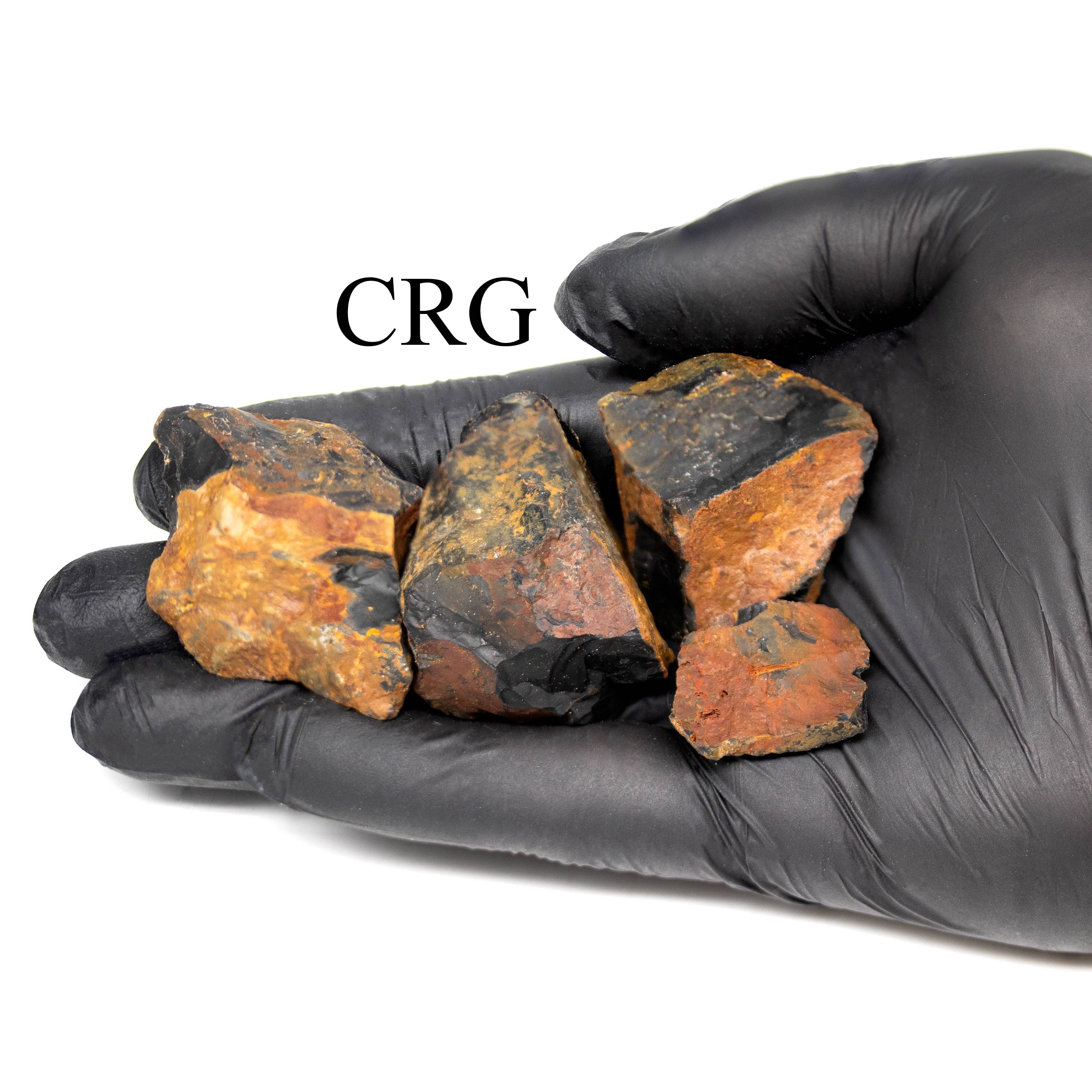 Crystal River Gems LLC - Vente Pierre et cristal de spiritualité - LOT DE 1 KILO - Onyx noir brésilien brut (1 à 2 pouces) AVG2