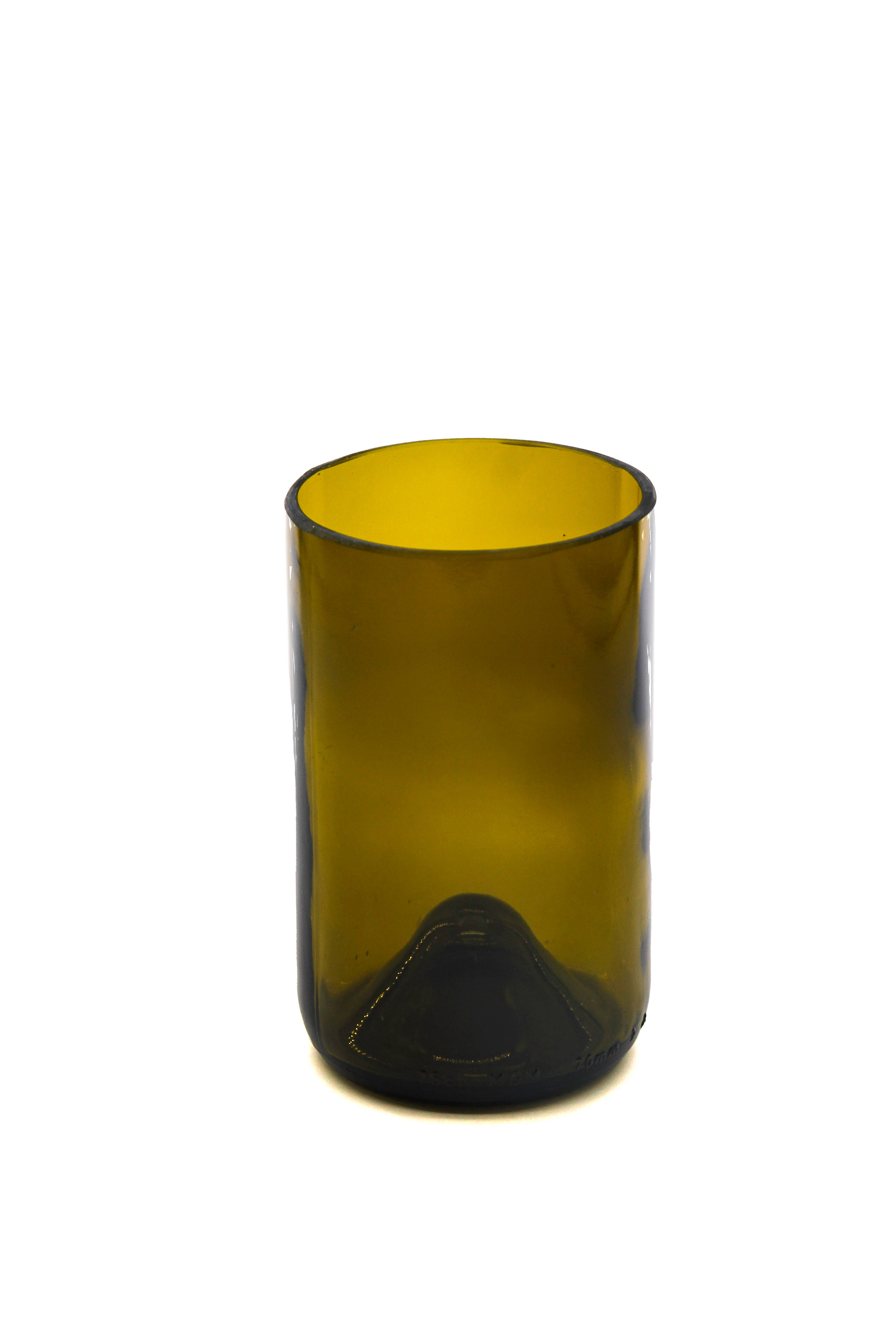 Ethical Global - Wholesale Drinking Glass/Cup - Plain Eco Drinking Glasses Upcycled 2 Pack - 12 /16 Oz.