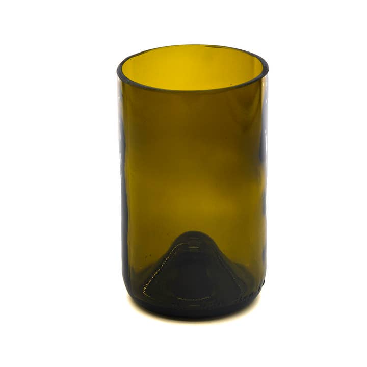 Ethical Global - Wholesale Drinking Glass/Cup - Plain Eco Drinking Glasses Upcycled 2 Pack - 12 /16 Oz.0