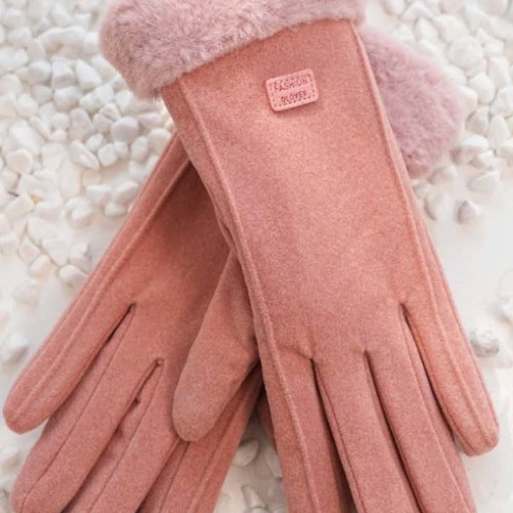 Dipped Shop - Wholesale Gloves – Women's - Winter Soft Windproof Thick Fleece Thermal Gloves FP25G7134
