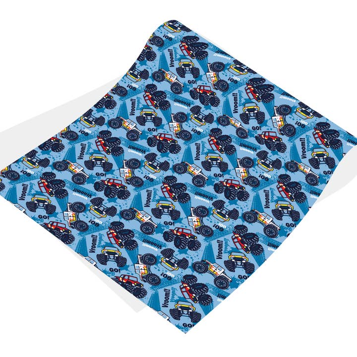 Stesha Wrapt - Vendita all'ingrosso Carta da regalo in fogli - Carta da regalo Monster Truck1