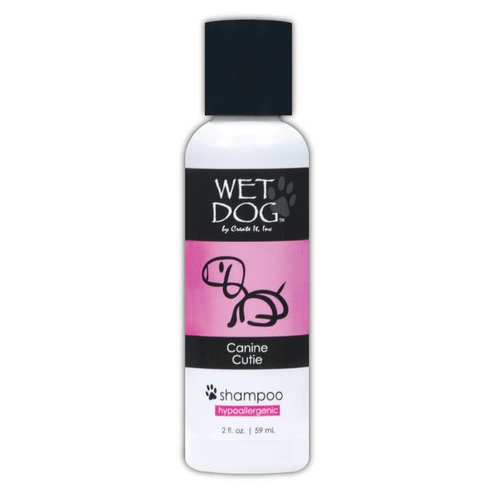 Wet Dog - Canine Cutie Calming Shampoo for Dogs - 2 oz for wholesale by Wet Dog Products by Create It, Inc.