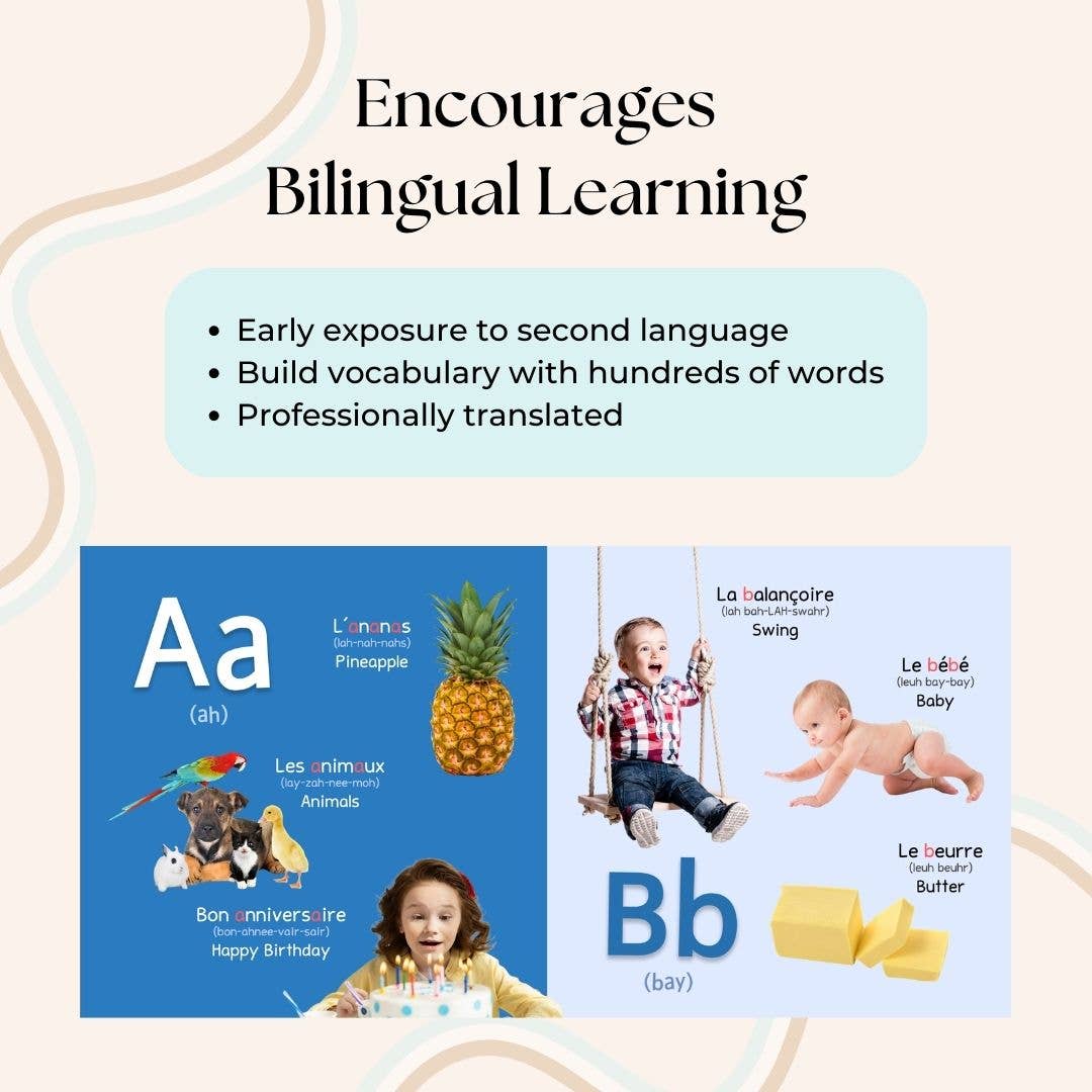 Heritage Kids Press - Wholesale Preschool Book (3-5) - My First French Alphabet / Mon Premier Abécédaire en Français3