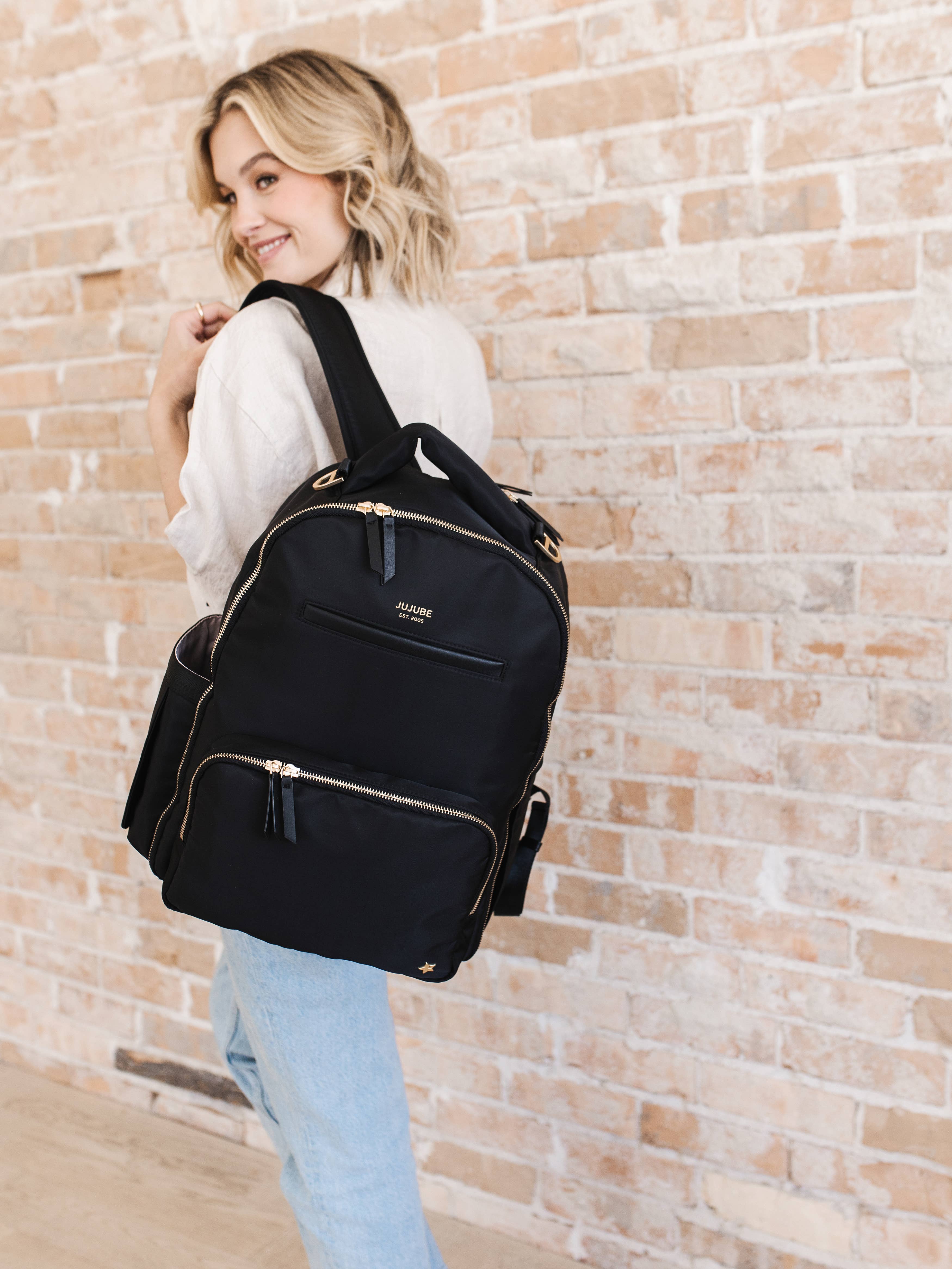 JuJuBe - Wholesale Diaper Bag - Baby - Classic Backpack Black4