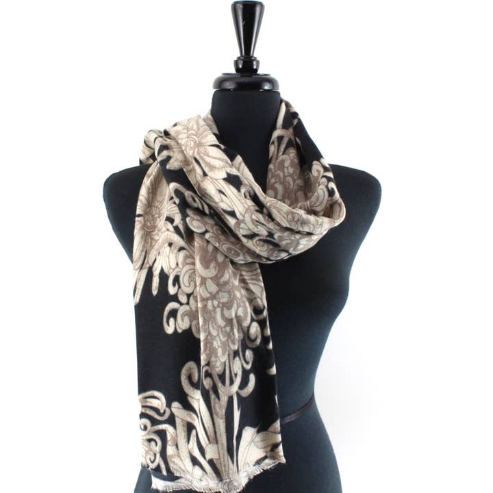 Pretty Persuasions - Wholesale Scarf - Women's - S25241 Cashmere-Like Printed Scarf1