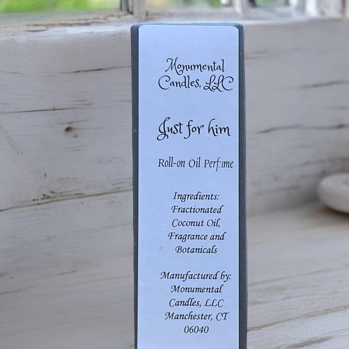 Monumental Candles LLC - Vente Eau de Cologne en spray - Eau de Cologne à l'huile Just for Him1