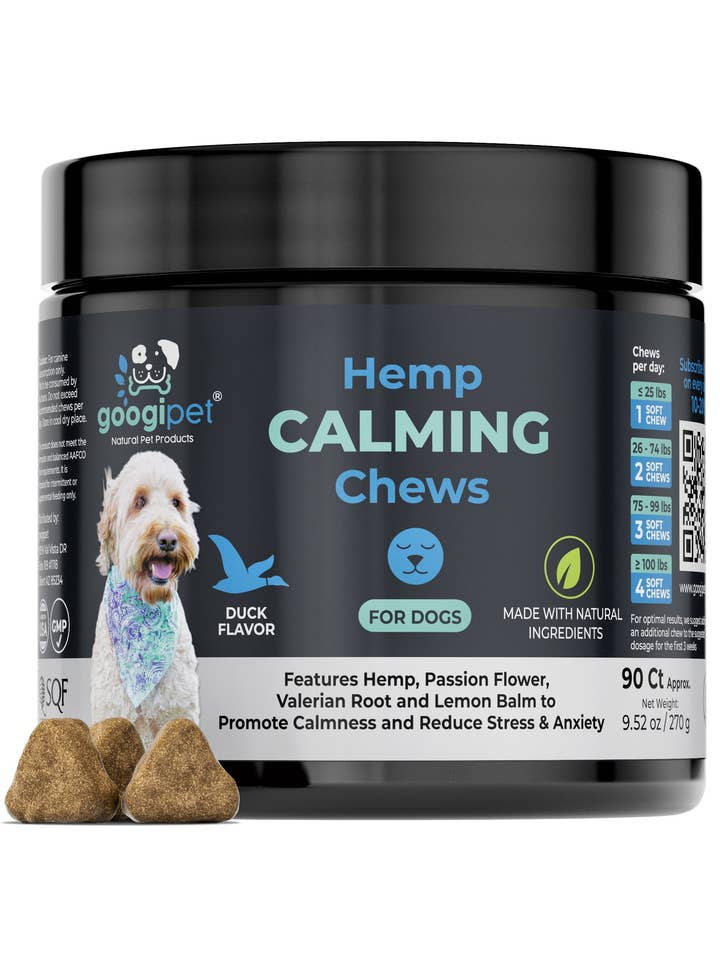 Googipet Hemp Calming Chews for Dogs for wholesale by Googipet