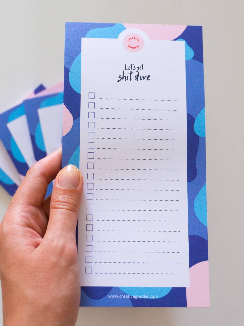 Creative Goodie - Wholesale Notepad - Let's get shit done Notepad, Daily tasks and planning10