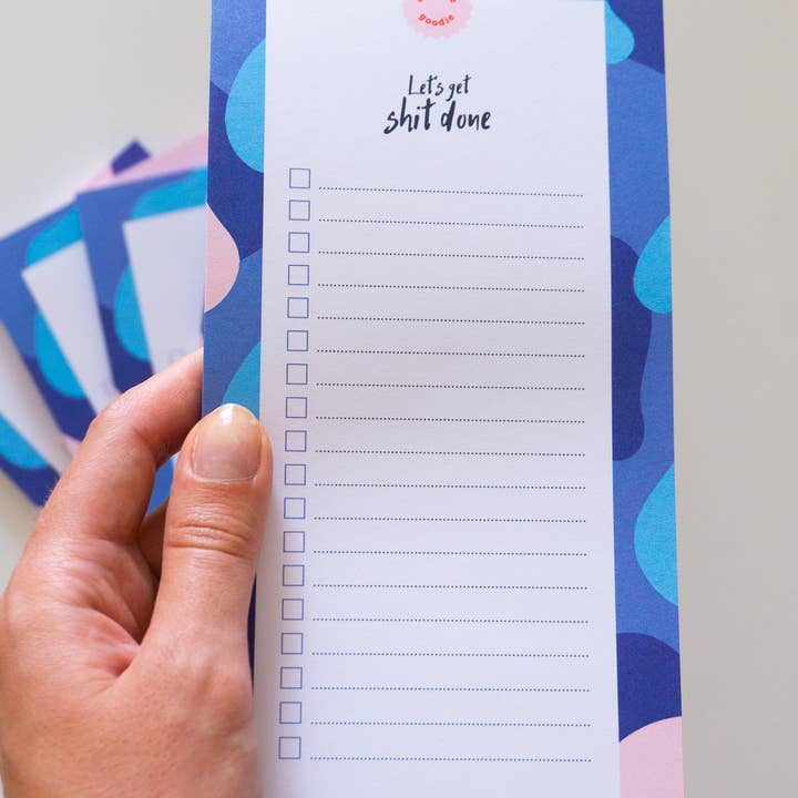 Creative Goodie - Wholesale Notepad - Let's get shit done Notepad, Daily tasks and planning10