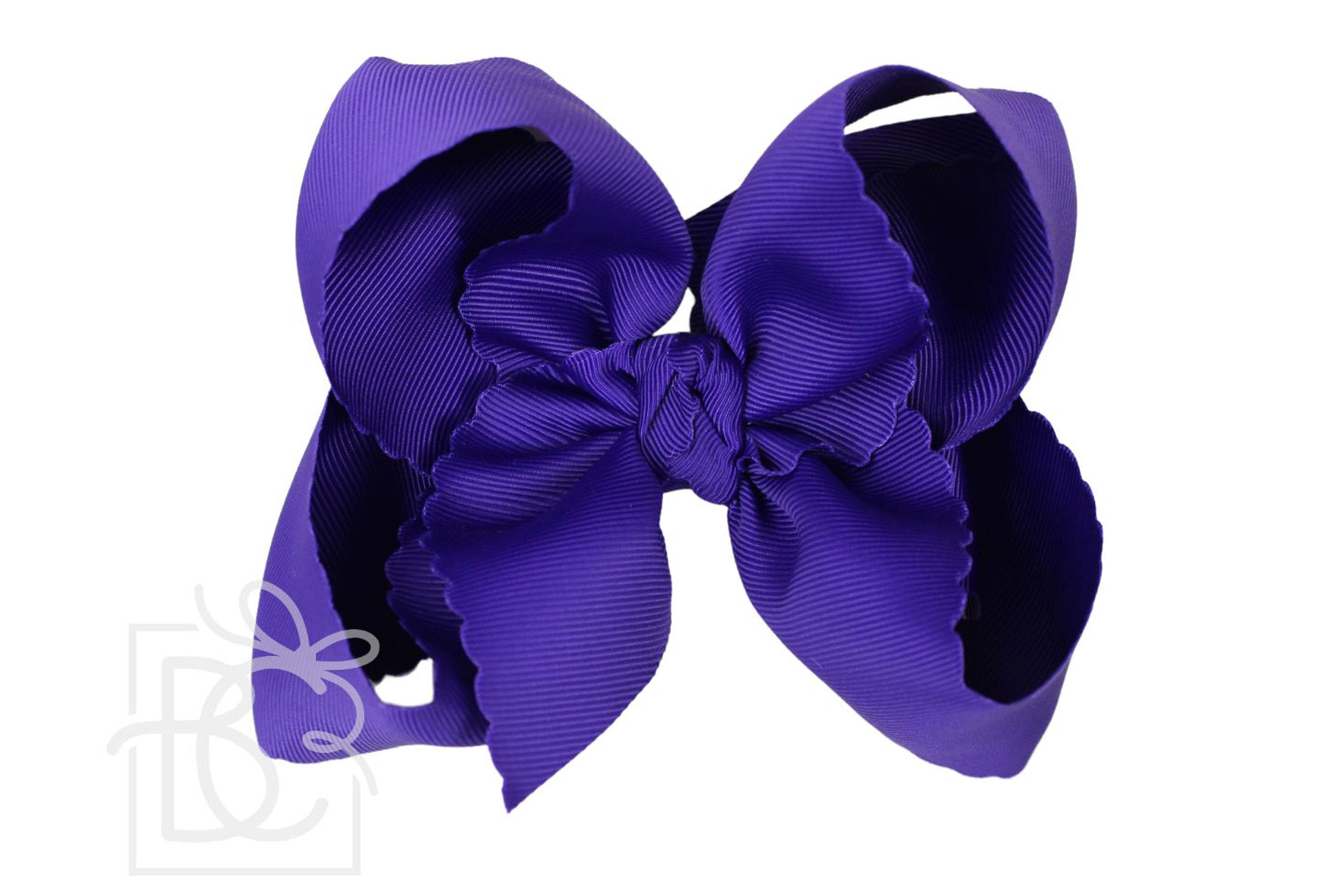 Beyond Creations, LLC – wholesale Hair bow – Kids – SCALLOPED EDGE BOW67