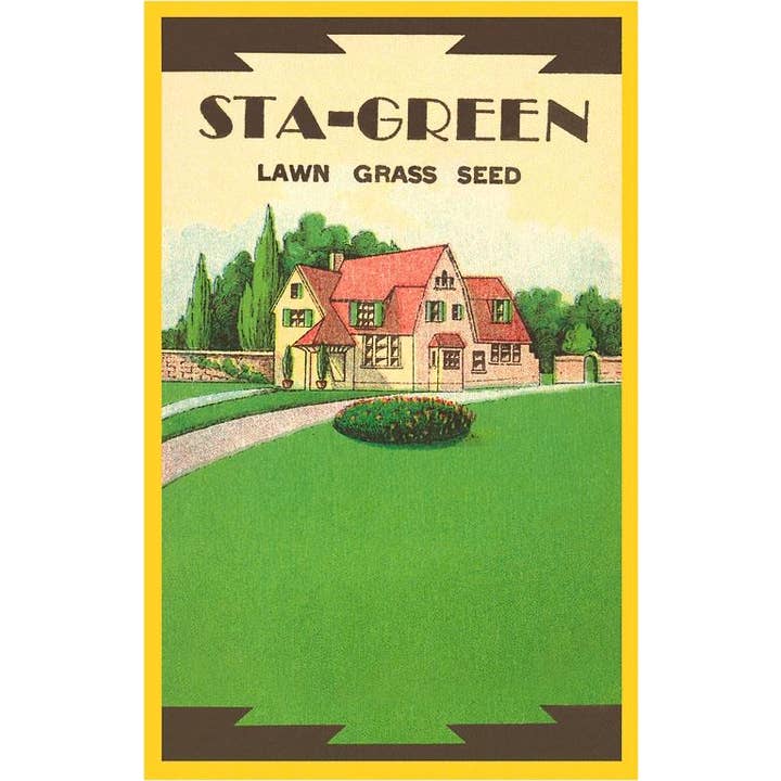 Found Image Press – Großhandel Kunstdruck – Kunstdruck GD-55 Sta-Green Rasen Grassamen Paket
