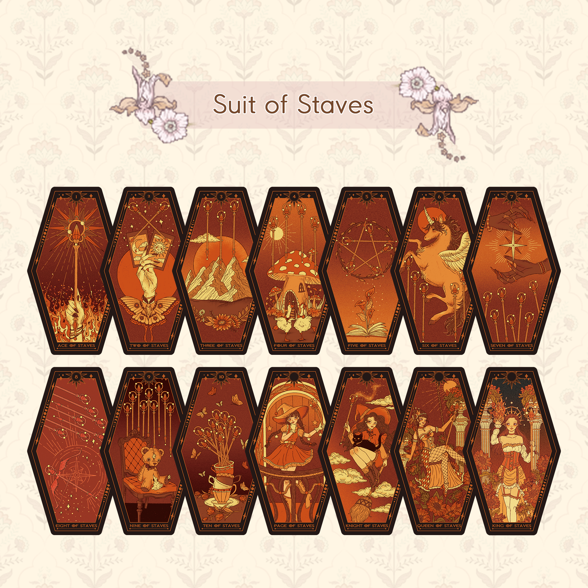 Vermilion Collection - Vente Cartes de tarot - Tarot Aisling6