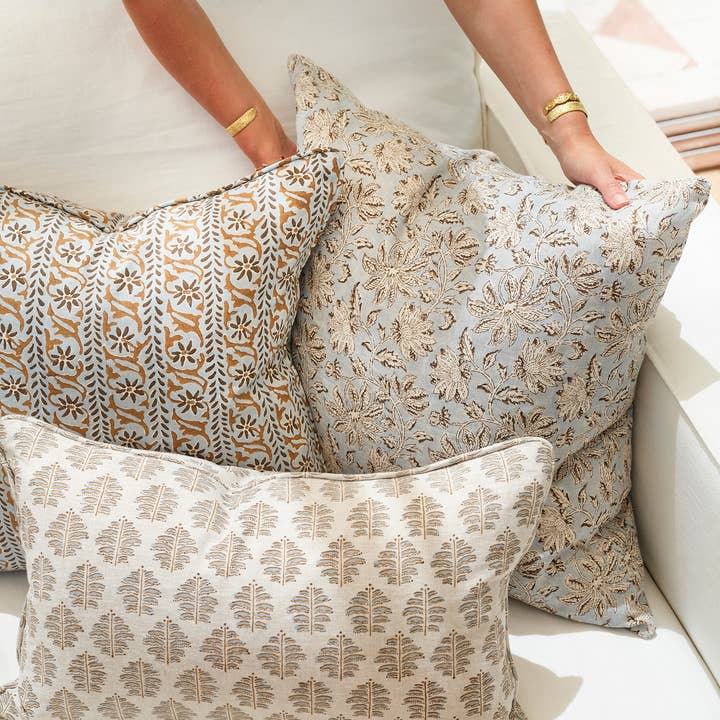 Walter G - Wholesale Throw Pillow Cover - Paros Sahara Pillowcase