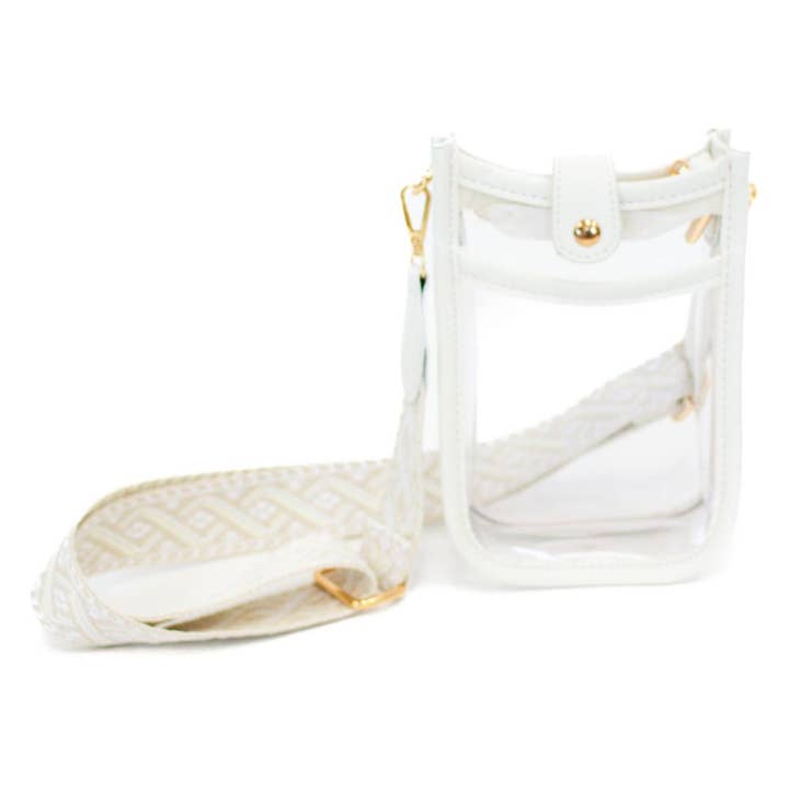 modern and chic - Wholesale Crossbody Bag - Women's - Logan Clear Crossbody Stadium Concert Bag2