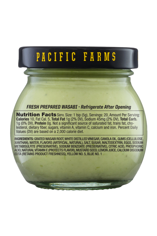 Beaverton Foods - Wholesale Sauce - Pacific Farms Fresh Prepared Wasabi 3.5oz1