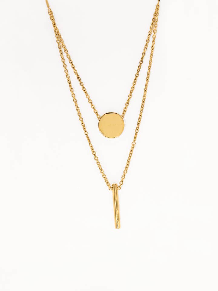 Collana tonda «mirror locket» per la vendita all'ingrosso da parte di MYL BERLIN