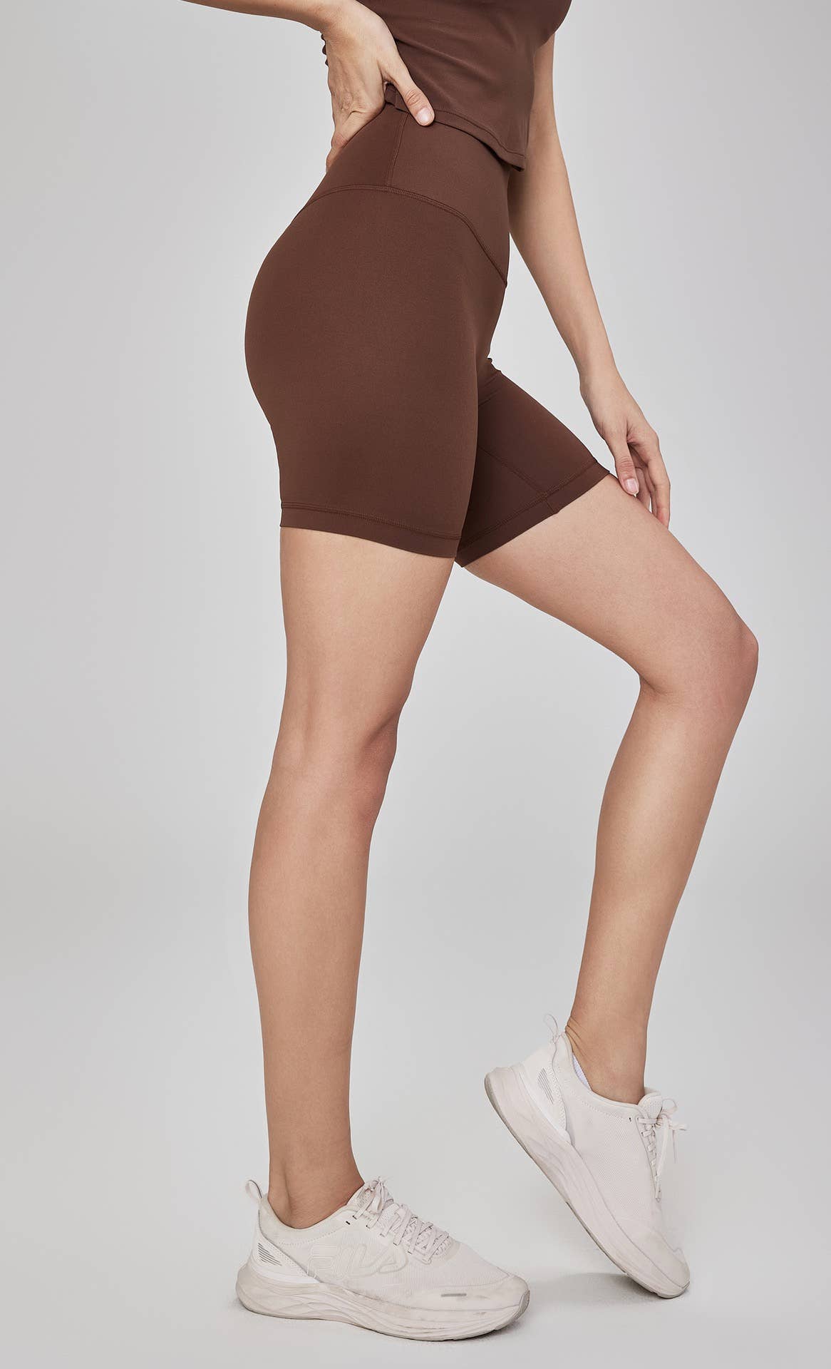 91thelabel – wholesale Athletic shorts – Women's – Luna High Waist Mid-Thigh Biker Short25